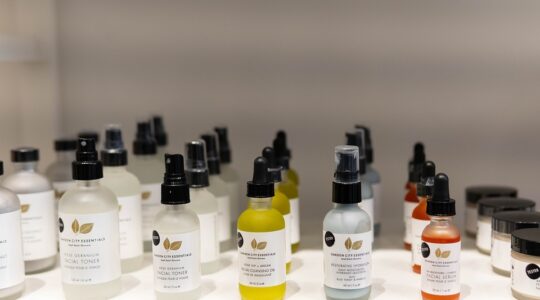 Flacons cosmétiques bio